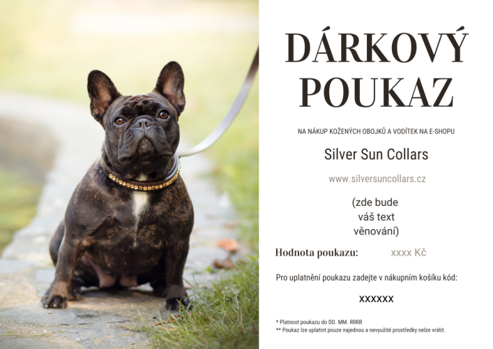 Dárkový poukaz - Hodnota poukazu: 1000 Kč